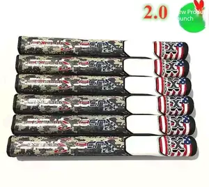 2026 New 2.0 Traxion Golf Putter Grip - USA Camo Edition, Non-Slip Lightweight Golf Club Grip for Stability & Control