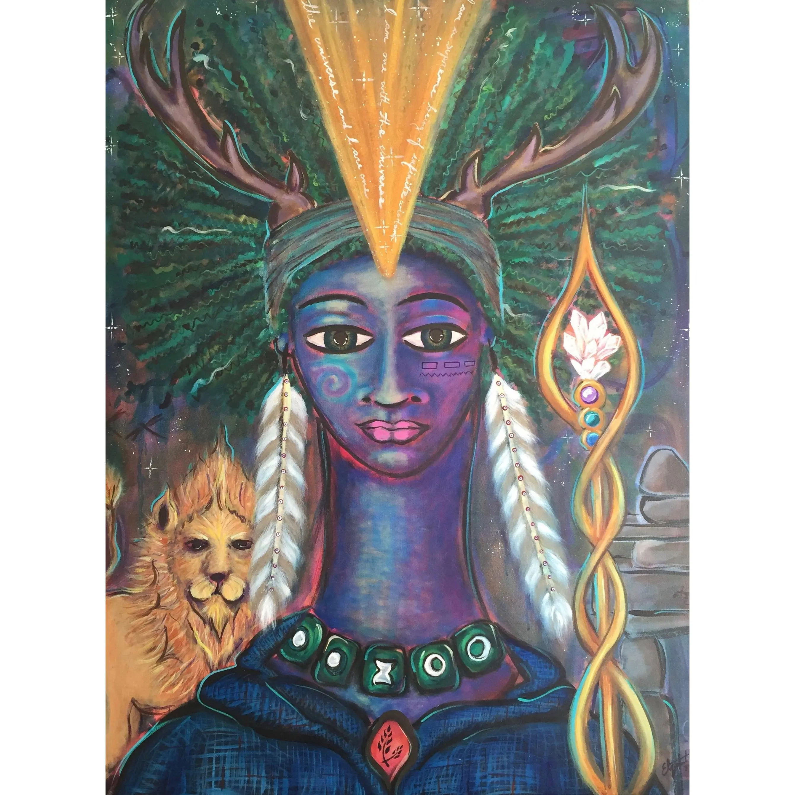 Elishaba - Visionary Warrior Art Print