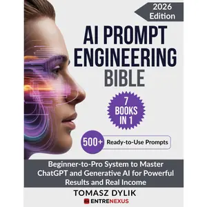 AI Prompt Engineering Bible (7 Books in 1): Beginner-to-Pro System to Master ChatGPT and Generative AI for Powerful Results and Real Income