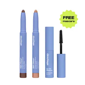 Easy Eye Edit - Two 11th Hour Cream Eyeshadow and Eyeliner Sticks, Go the Distance Clean Tubing Mini Mascara