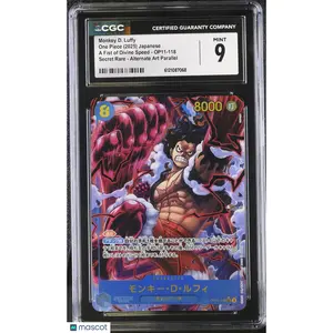Monkey D. Luffy #OP11-118 Japanese 2025 One Piece A Fist Of Divine Speed CGC 9