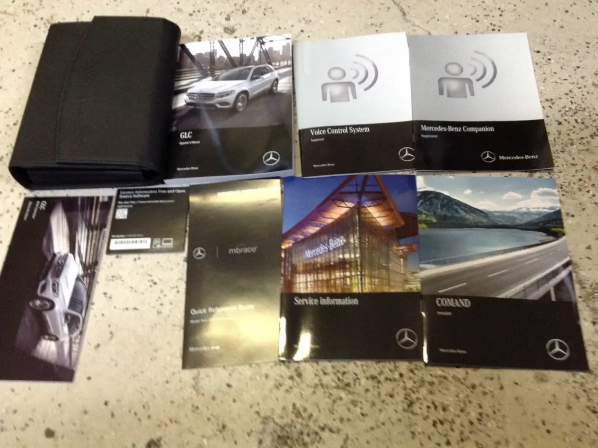 2017 MERCEDES BENZ GLC CLASS MODELS Owners Operators Manual SET Factory OEM
