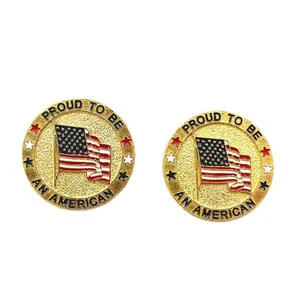 3/5 Pack of American Flag Brooch - American Independence Day Patriotic Badge