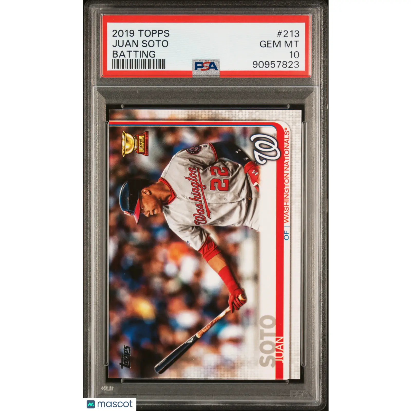 Juan Soto PSA 2019 Topps Batting #213 10 90957823