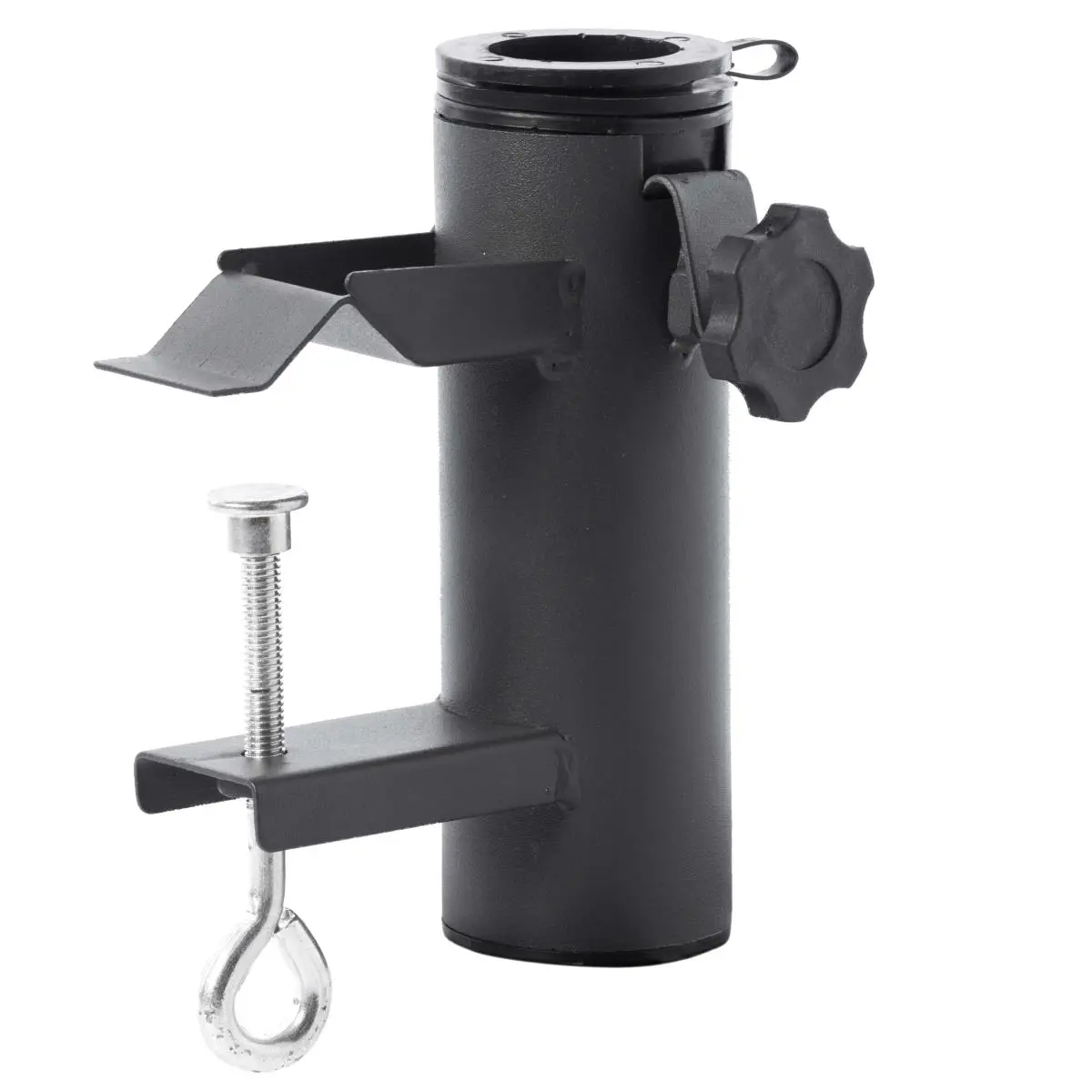 212 MAIN Metal Balcony Clamp Patio Umbrella Holder - 48cm Base, Sturdy Construction, Tightening Clamp, Outdoor Weather-Resistant Furniture Accessory for Patio Parasols, Patio Parasol