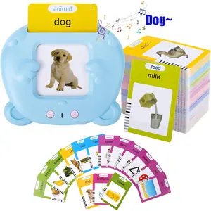English Talking Flashcards for Boys and Girls, Voice Training Tool, Abc Learning, Abc Flashcards for Toddlers, Common Words Flashcards, 224 Words, Birthday Gift
