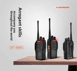 Baofeng Walkie Talkies bf-888s Long Range Two-Way Radios for Adults Rechargeable Handheld Interphone Professional UHF Communicator 3 Pack Walky Talky Set with Earpiece,Li-ion Battery and Charger
