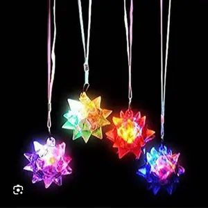 Set of 5 light up star balls