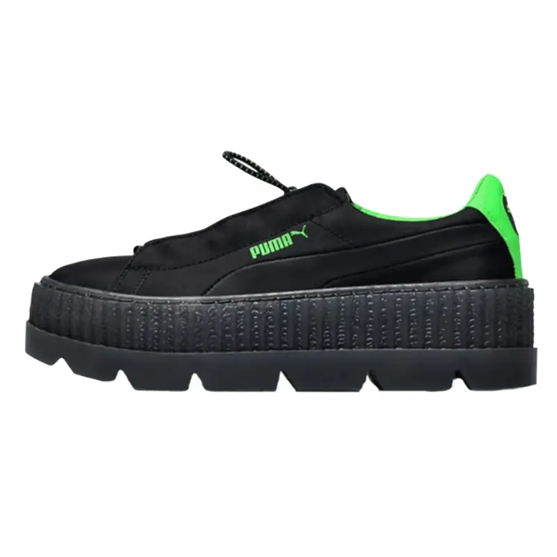 Puma Women's Fenty Cleated Creeper Surf Platform Sneakers, Chunky Streetwear Walking Shoes with a Bold Rubber Sole and Neon Green Accents, Sneaker Trainer, Footwear, Bold Look