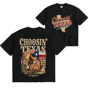 Ella Choosin' Texas T-Shirt, Lone Star State of Mind Tee, Vintage Country Music Shirt, Retro Western Cowboy Graphic Tee, Texas Pride Shirt for Country Fans