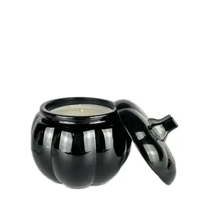 Black Forest Pumpkin Candle  Decor