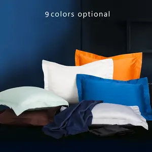Bedsum 2 Pack Satin Pillowcase for Hair and Skin, Soft Silky and Smooth Luxury Decorative Oxford Pillowcases