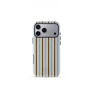 striped phone case for use with iPhone 17air16 Pro max 15plus 14 Pro 13/12/11 import Instagram - style Korean - style trend Sustainable Fashion magsafe Magnetic Ultra-Thin