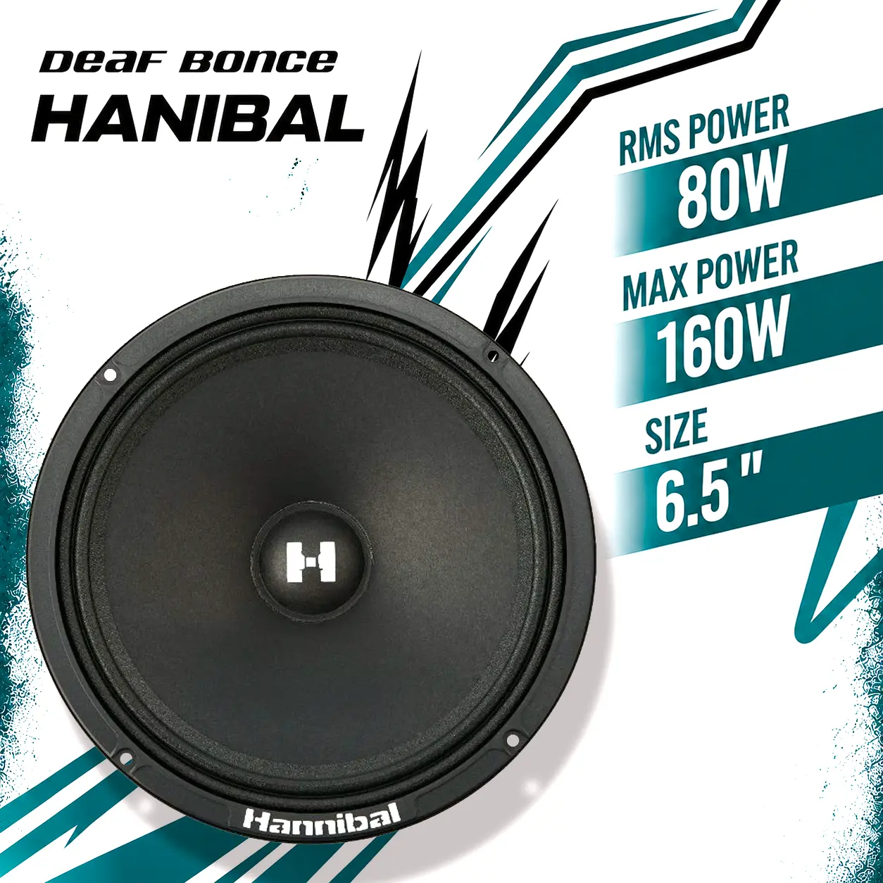 Hannibal HM-8E | 8" Mid-Range Speakers (Pair)