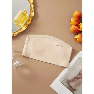 Seamless Strapless Bandeau Bra for Women - Wire-Free, Comfort Fit with Anti-Slip Design, Nylon & Elastane Blend, Hand Washable