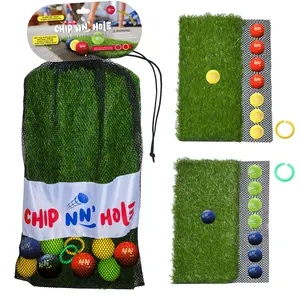 CHIP NN' HOLE Game Mode | Golf balls With Golf Mats ONLY | Targets NOT Included | Golf Meets Cornhole |