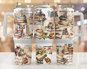 Book 40oz Tumbler, Reading Lover Tumbler 40oz, Reading is My Therapy, Tumbler 40oz Tumbler, Book Lover Gifts For Women