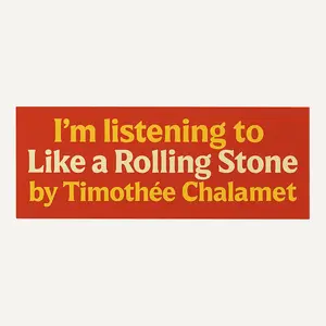 Timothée Chalamet - sticker