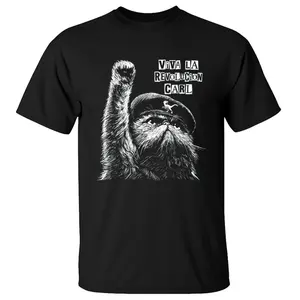 Viva La Revolucion Shirt, Carl Dungeon Crawler, Carl Minimalist Shirt, Princess Donut Mongo, Unisex Sweater Pullover Tee