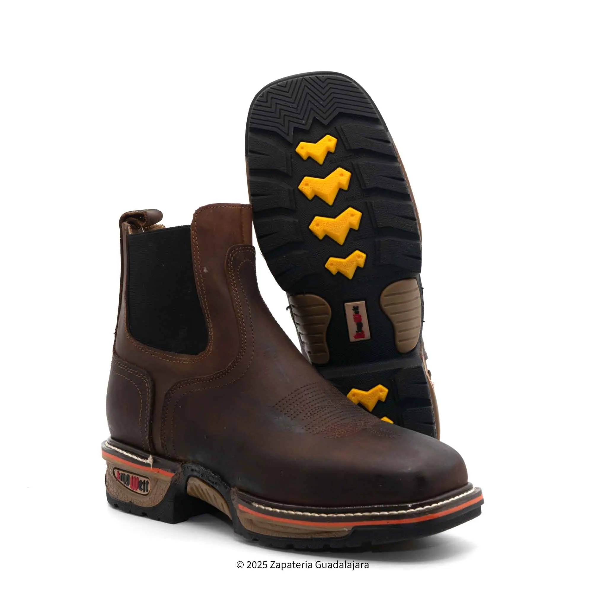 Buffalo Razor 6" Soft toe Pull On Leather Work Boot-KW3060 Buffalo Razor 6" Soft toe Pull On Leather Work Boot-KW3060