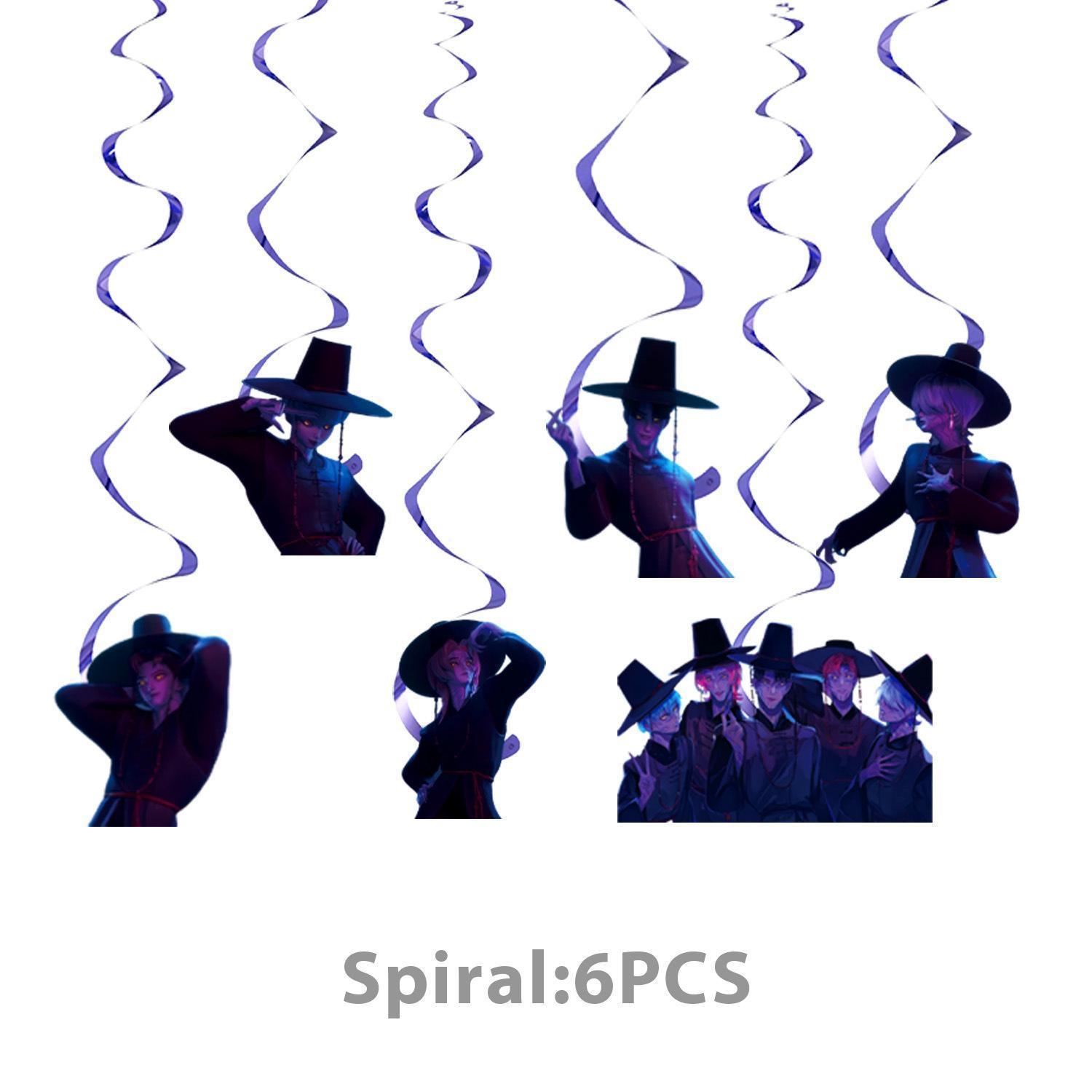 K-Pop Demon Hunters Boy Band Themed Birthday Party Decorations — 1st Birthday Supplies, Ambiance Props, Paper Plates, Banners, Birthday Decor + Tableware Set