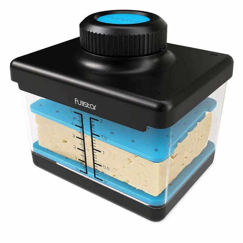 Tofu Press with Cutting Blade | BPA-Free Tofu Press for Silken, Firm & Extra Firm Tofu