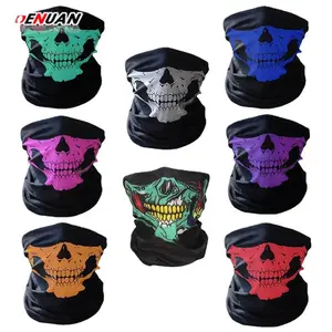 Sunscreen Mask Horror Skeleton Chin Mask Skeleton Performance Party Dress Up Real CS Masks Party Dressing