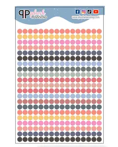 Mini Dots Planner Stickers, Lauren Denise Inspire Colors
