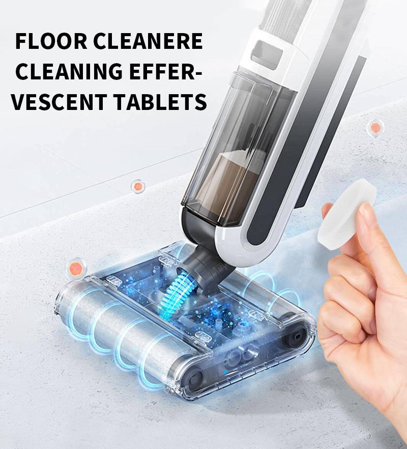 Maebho Floor Cleaner Effervescent Tablets 24 Pcs Solid Formula Efficient Breakdown Pipe Friendly Easy To Use For Floor Cleaning Machines