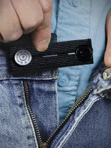 Elastic Waist Extender Buckles Set, 10 Pieces Simple Solid Color Adjustable Belt Buckle Accessories, Home Sewing Supplies Dorm Essential Summer Gift