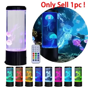 Aquarium Light with Remote Control, Aquarium Night Light, 16 Colors LED Jellyfish Lamp, Home Decoration Lights, Atmosphere Lights, Home Pet Supplies
