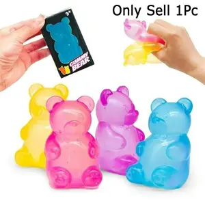Cute Bear Stress Relief Toy, Soft Rebound Hand Ball for Adults, Perfect Gift for School and Office, Fun and Relaxing Pressure Release Tool
