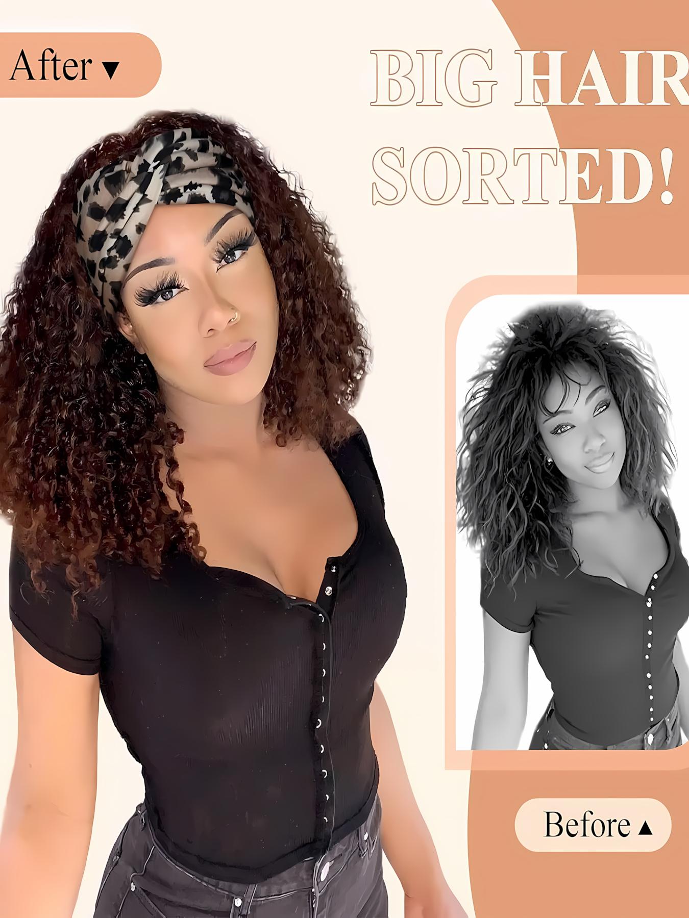 Women's 4-Piece Hairband Set, Elastic Boho Tie-Dye Headbands in Wide & Narrow Styles, Vintage Fashion Hair Accessories for Yoga, Sports, Makeup, Daily Wear & Workout