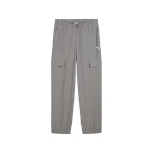 PUMA Womens Dare To Relaxed Woven Cargo Pants Casual - Grey