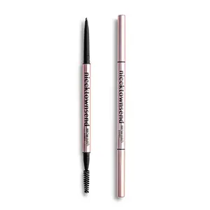 Nicck Townsend BrowSketch Pencil - Retractable Trilateral Tip for Thin Medium & Wide Strokes with Grooming Brush - 15G Makeup Cosmetic
