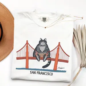 B Kliban Cat San Francisco Golden Gate Comfort Colors Shirt, Popular Movie Shirt, Project Hail Mary 2026 Tee