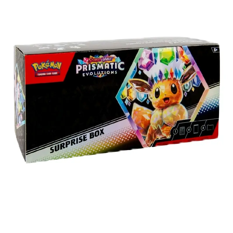 pokemon prismatic evolution booster box nearby Amazon.com: Pokemon TCG: Scarlet & Violet Prismatic Evolutions Booster Pack  (Random Art)