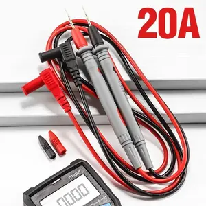 Thick High-Temperature Resistant Multimeter Test Leads, Durable Electrical Testing Tools, Ideal for Electronics Repair