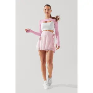 Relevé Ribbed Shrug - Bubblegum