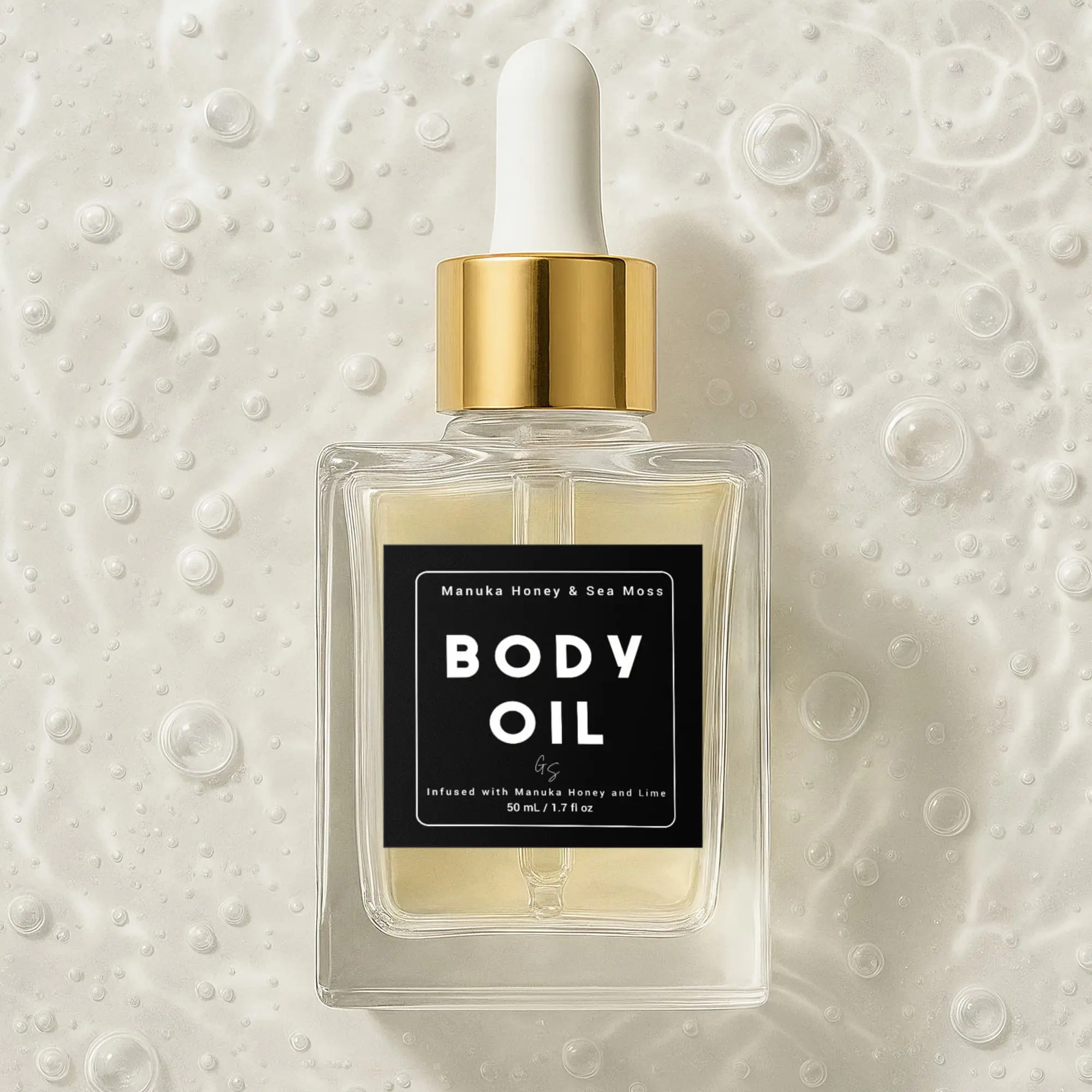 Manuka Honey, Lime, Sea Moss Post-Shave Oil