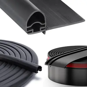 Combo RV Slide Out Seal Black Rubber 018-312-EKD & 018-341 EK Weather Resistant D-Seal Wiper & Seal Base for RVs 1' x 15/16' x 35' & 1/2' x 2.75' x 35' Easy Install