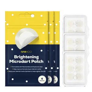 Hanhoo Dark Spot Brightening Microdart Patch with Niacinamide & Hyaluronic Acid for Fading Dark Spots, Pimple Aftercare, Korean Acne Skincare