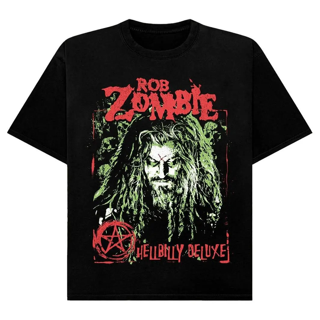 Rob Zombie Vintage T-Shirt, Hard Rock Graphic Tee, Premium Cotton Shirt