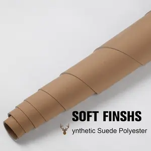 36"*60" Beige Auto Headliner Fabric  UltraFine Velvet with Foam Backing, Tube Packaged DIY Repair Material for/Truck/SUV/RV