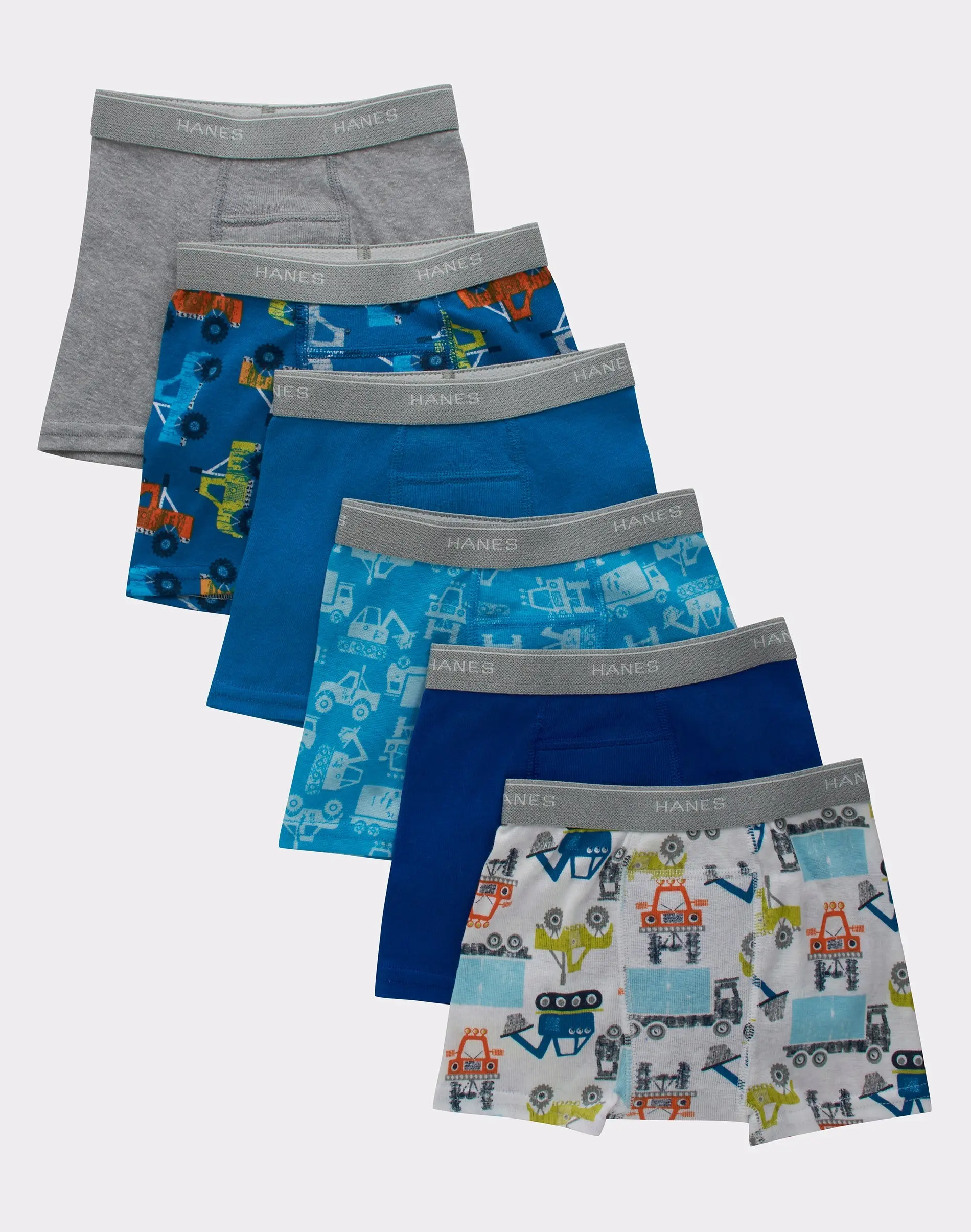 Hanes Boys' Potty Trainer Boxer Briefs, Assorted, 6-Pack Hanes Boys' Potty Trainer Boxer Briefs, Assorted, 6-Pack