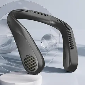 Neck Fan-5200mAh Portable Neck Fan with 3 Wind SpeedHands Free Bladeless Fan, Battery Operated Wearable Fan,portable fan、Cooling Fan For Travel, Outdoor, Indoor