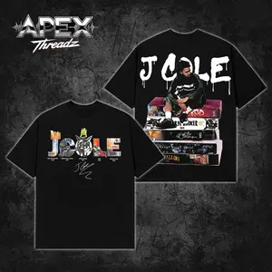 [AT] J. Cole - The Fall-Off Graphic For Dreamville High-quality Acid Washed Cotton T-Shirt V1, Disc 29, Disc 39 Hip-Hop Shirt, The Fall-Off Album Jermaine Lamar Cole Fan Graphic Tee, Cole World Music Fan Merch Shirt.
