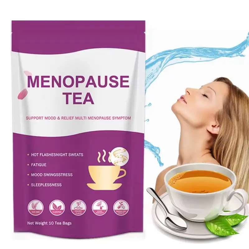Menopause Herbal Tea - Caffeine-Free Fruit-Infused Beverage, Mood Support, Symptom Relief - 10 Tea Bags, Herbal Teas