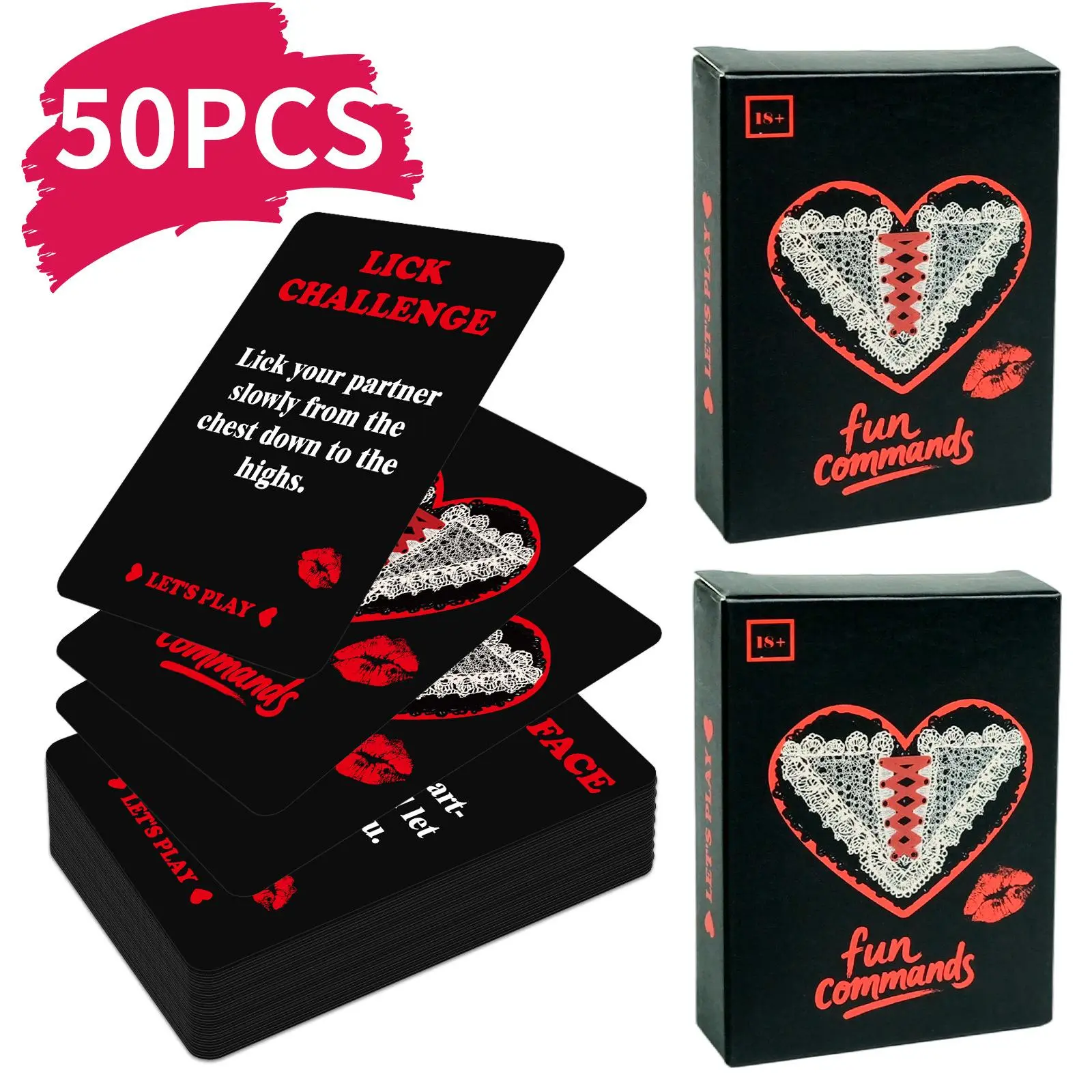 50-Piece Interactive Office Interaction Card Game - Couple Gifts for Adults, Memorable Moments Gatherings Supplies