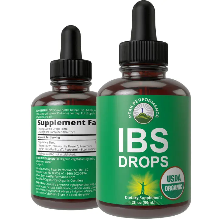 Organic IBS Relief Drops (Irritable Bowel Support)